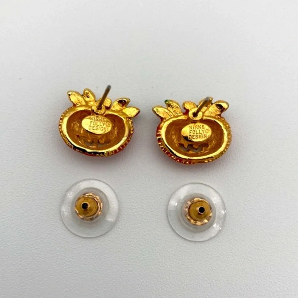 Kirks Folly Jack-o’-lantern Earrings